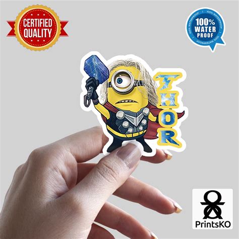 Minions Water Proof Stickers - Minion cosplay Design | Shopee Philippines