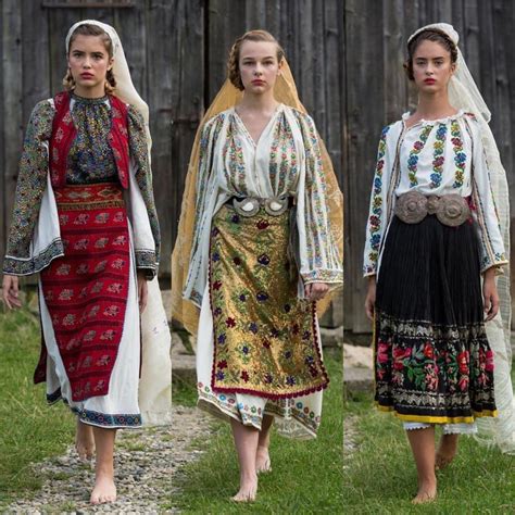 yesterday it was the Romanian traditional costumes day : r/pics