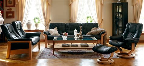 Stressless Buckingham High Back Sofa - The Century House - Madison, WI