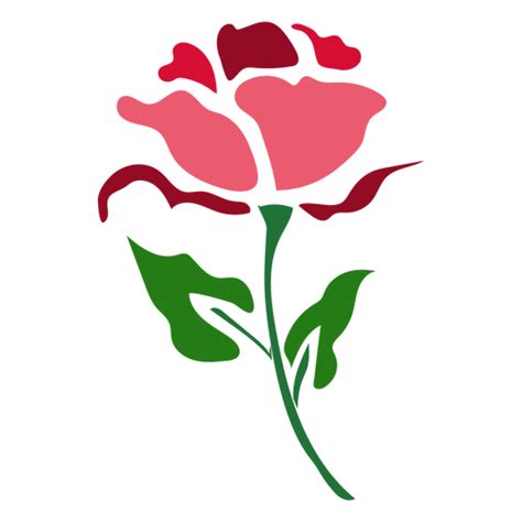 Red rose stem icon - Transparent PNG & SVG vector file