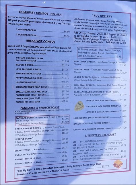 Menu of Runway Cafe - Woodlake, CA