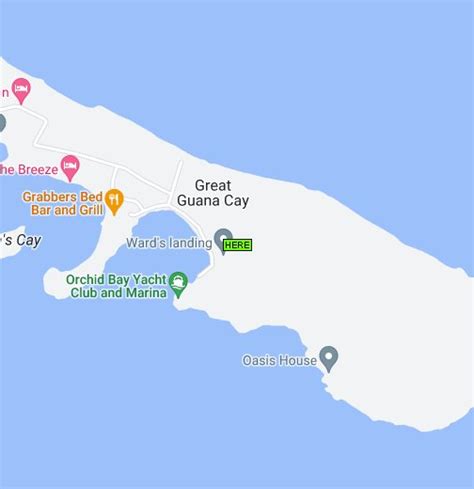 Map of Great Guana Cay, Bahamas - Google My Maps