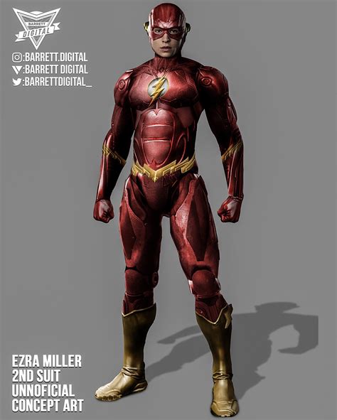 Daton Barrett - Ezra Miller Flash new suit