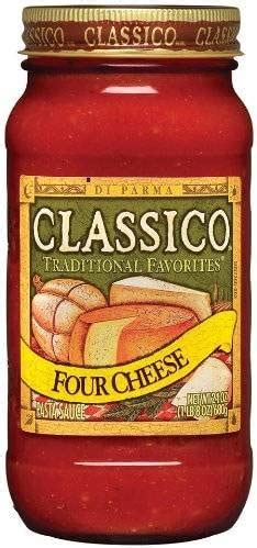 Classico Four Cheese Pasta Sauce 680 Gm. (USA) : Amazon.in: Grocery ...