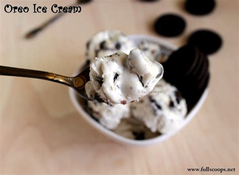 Oreo Ice Cream | Oreo Recipes ~ Full Scoops - A food blog with easy ...