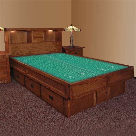 Mission Creek Waterbed W/ Bookcase Headboard | Waterbed Bargains