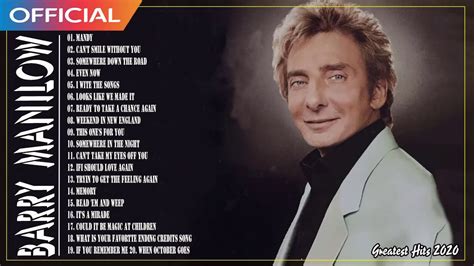 Barry Manilow Greatest Hits Album Playlist - Best Songs Of Barry ...