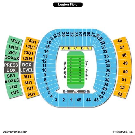 Legion Field Seating Chart | Seating Charts & Tickets