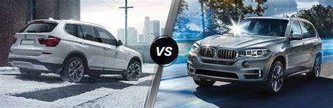 2017 BMW X3 vs X5