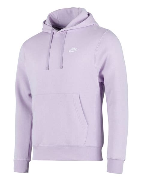 Nike Mens Club Fleece Hoodie - Purple | Life Style Sports UK