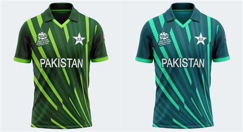 New Pakistan Cricket Jersey For ICC T20 World Cup 2022 (Half Sleeve Collar Jersey ...