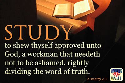 Study to shew thyself approved unto God - Free Bible Desktop Verse Wallpaper | Verse for the day ...