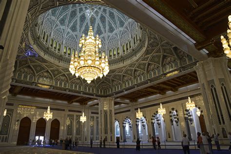 Sultan Qaboos Grand Mosque - Inside (7) | Muscat | Pictures | Oman in Global-Geography