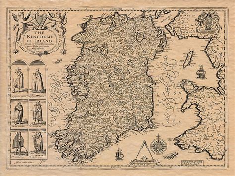 Ireland Archives | The Old Map & Clock Company