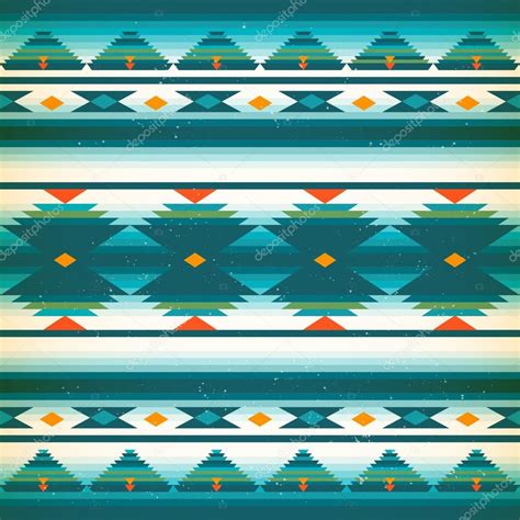 Native american pattern. Vector american Indians background. Ethnic textile. Stock Vector Image ...