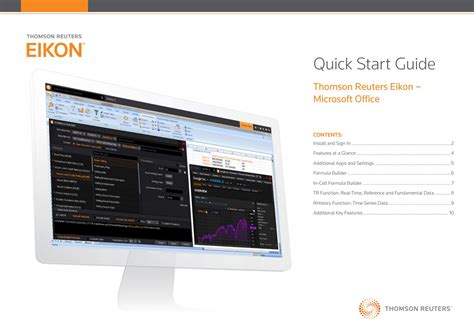 Thomson Reuters EIKON: Excel Add-in Guide by INCEIF Knowledge ...