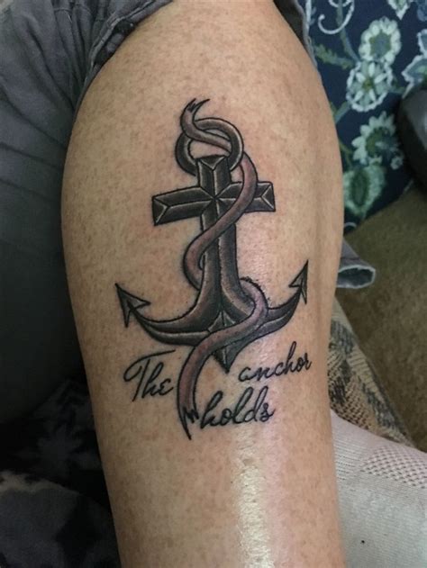 The anchor holds in spite of the storm | Tribal tattoos, Fish tattoos, Tattoos