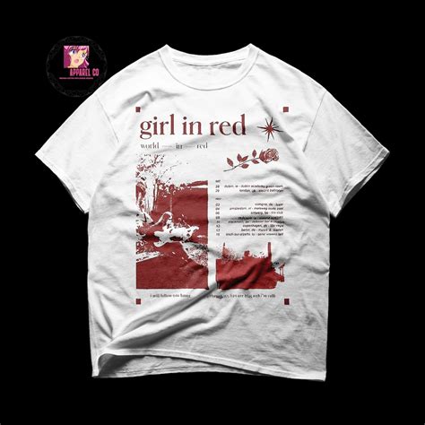 Limited Girl in Red Tee Girl in Red T-shirt Girl in Red Merch Girl in ...