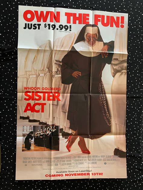 Sister Act Movie VHS Promo Poster Vintage Movie Poster Video | Etsy