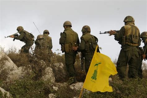 Group of Hezbollah fighters take position in Sujoud village in south Lebanon | FDD's Long War ...