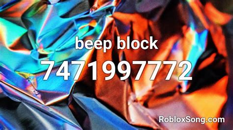 beep block Roblox ID - Roblox music codes