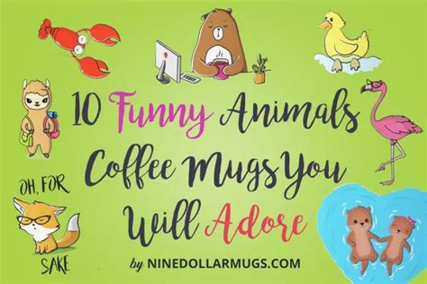 10 Funny Animals Coffee Mugs You Will Adore