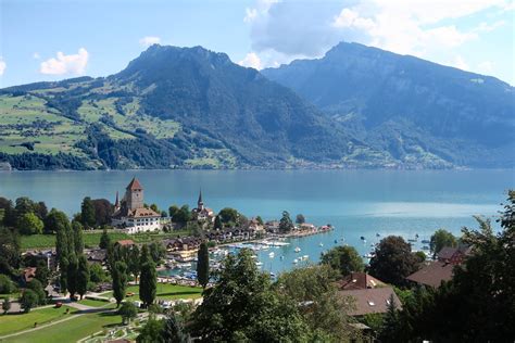 Spiez - Thunersee | This is the amazing view from the terrac… | Flickr