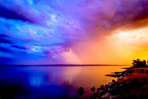 high resolution wallpapers widescreen sunset | Calm after the storm ...