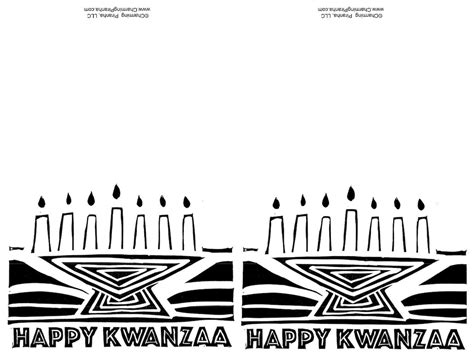 Printable Kwanzaa Cards Linocut Kwanzaa Cards Digital | Etsy