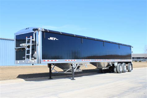 Grain Hopper Trailer 50 ft Triple Axle - Jet Co Trailers