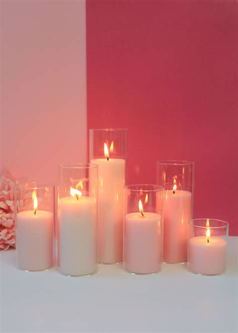 Pink Wedding Inspo - Pink Pillar Candles | Pink pillar candles, Pillar candles, Pink candles