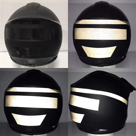 Bright Night Reflective Motorcycle Helmet Safety Tape Decal | Etsy