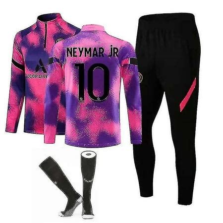 Neymar Psg Jersey, Paris Team Long Sleeve-neymar-10, Paris Team Third Away (child Size)(M 150 ...