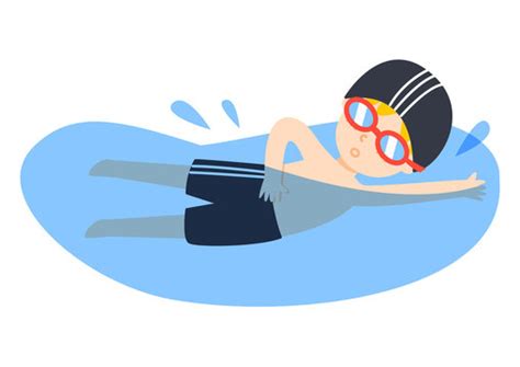 Animated Clipart Kids Swimming