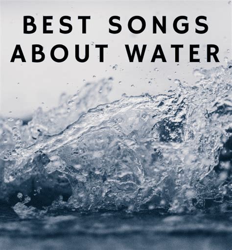 100 Best Songs About Water - Spinditty