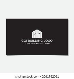 Ggi Building Logo Design Vector Stock Vector (Royalty Free) 2061982061 | Shutterstock