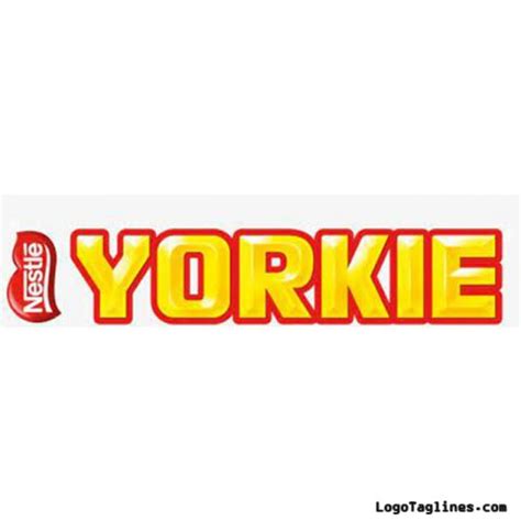 Yorkie (chocolate bar) Logo and Tagline - Slogan - Owner