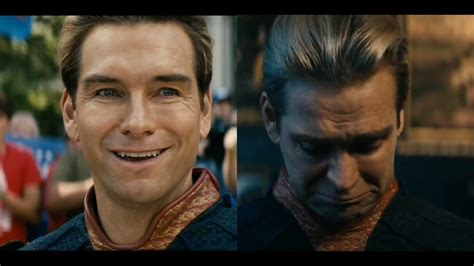 Homelander laughing vs crying meme template - YouTube