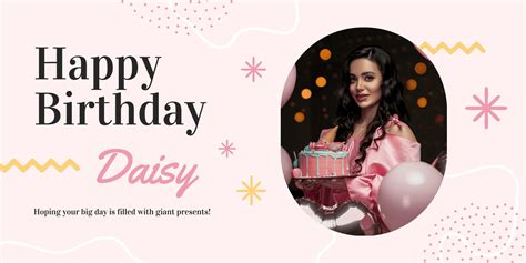 Girl Birthday Banner in Illustrator, Word, Pages, PSD, Publisher, Google Docs - Download ...