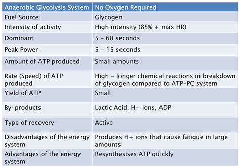 Energy Systems of the Anaerobic Athlete