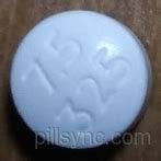 WHITE ROUND RP 7 5 325 - oxycodone and acetaminophen tablet Pill Images