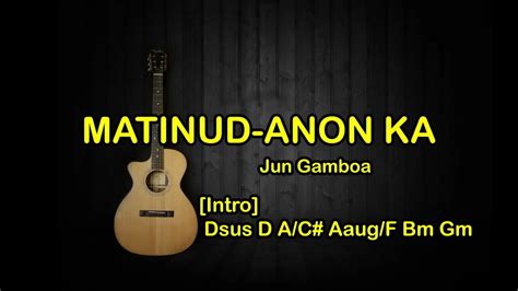 Matinud Anon ka lyric and chord Chords - Chordify