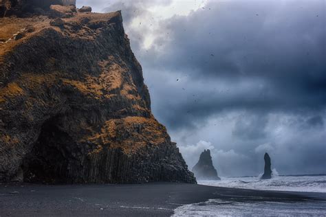 Reynisfjara Beach. | black beach that is Reynisfjara is loca… | Flickr