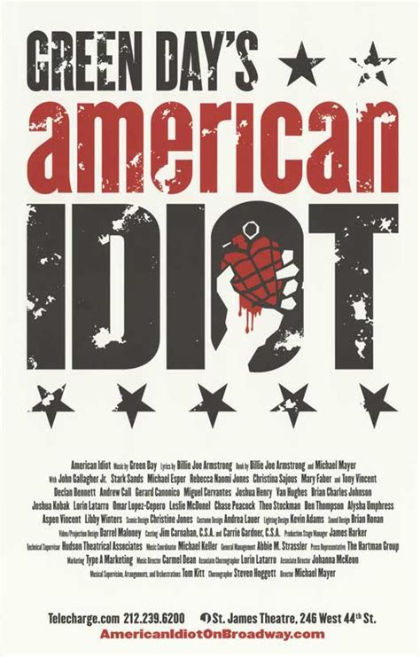 American Idiot (Broadway) Movie Posters From Movie Poster Shop