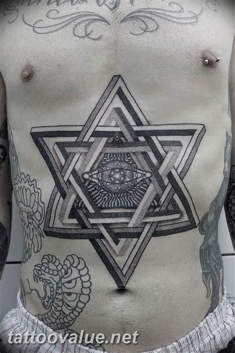 The meaning of the Star of David tattoo: history, photo drawings, sketches, facts