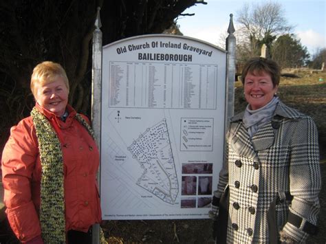 Map of Old Church of Ireland Graveyard - Bailieborough Heritage Society