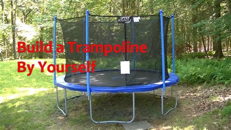 How to Install a Trampoline - Enter Mothering