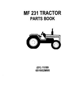 Massey Ferguson 231 Tractor Parts Catalog Manual – DIY Repair Manuals