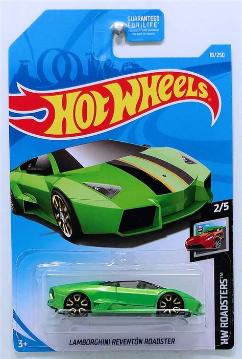 Amazon.com: Hot Wheels 2019 HW Roadsters Lamborghini Reventon Roadster ...