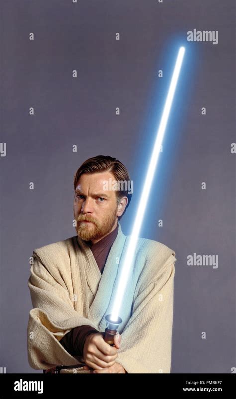 Ewan mcgregor plays stalwart obi wan kenobi star wars hi-res stock ...